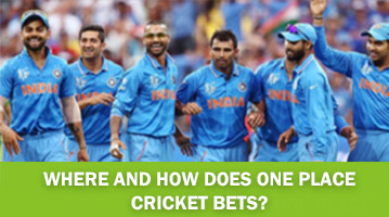 Where and how does one place cricket bets in india