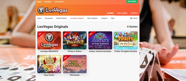 LeoVegas Games Releases