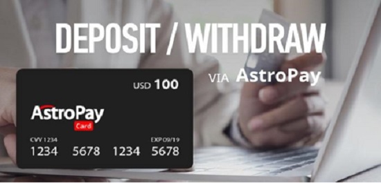 Deposit or withdraw using Astropay