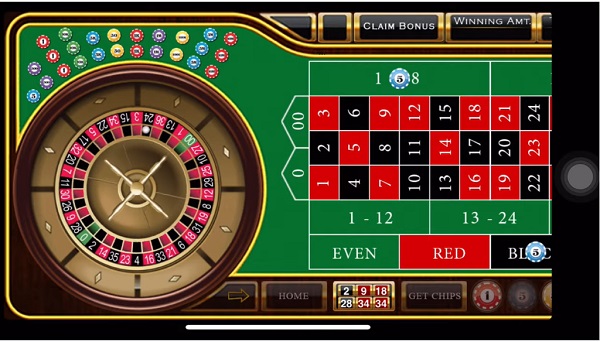 A view of online Roulette,  how to enhance odds for outside bets