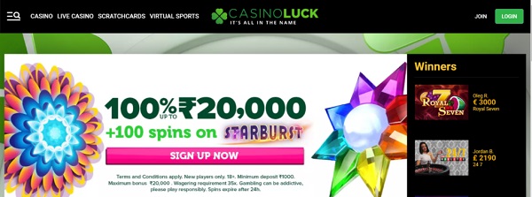 CasinoLuck - Home Page