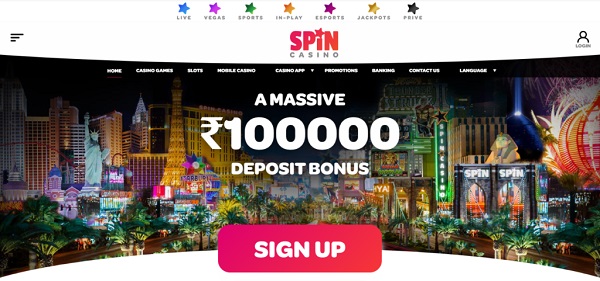Spin Casino - Home Page