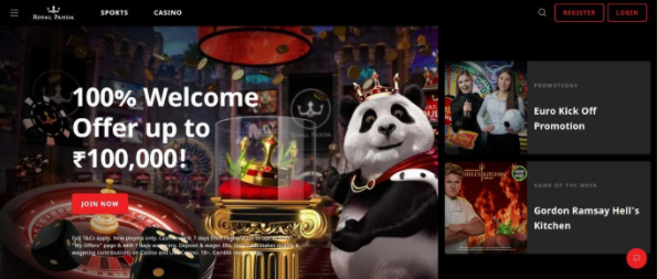 Royal Panda Home page
