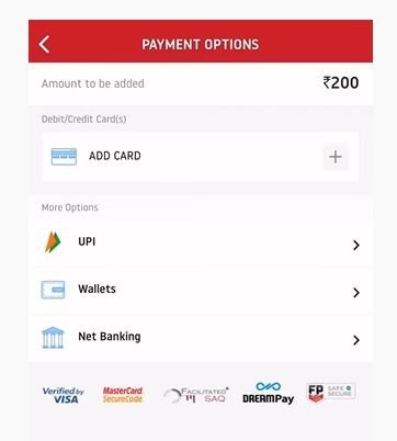 To Start Playing - Deposit funds on Dream11