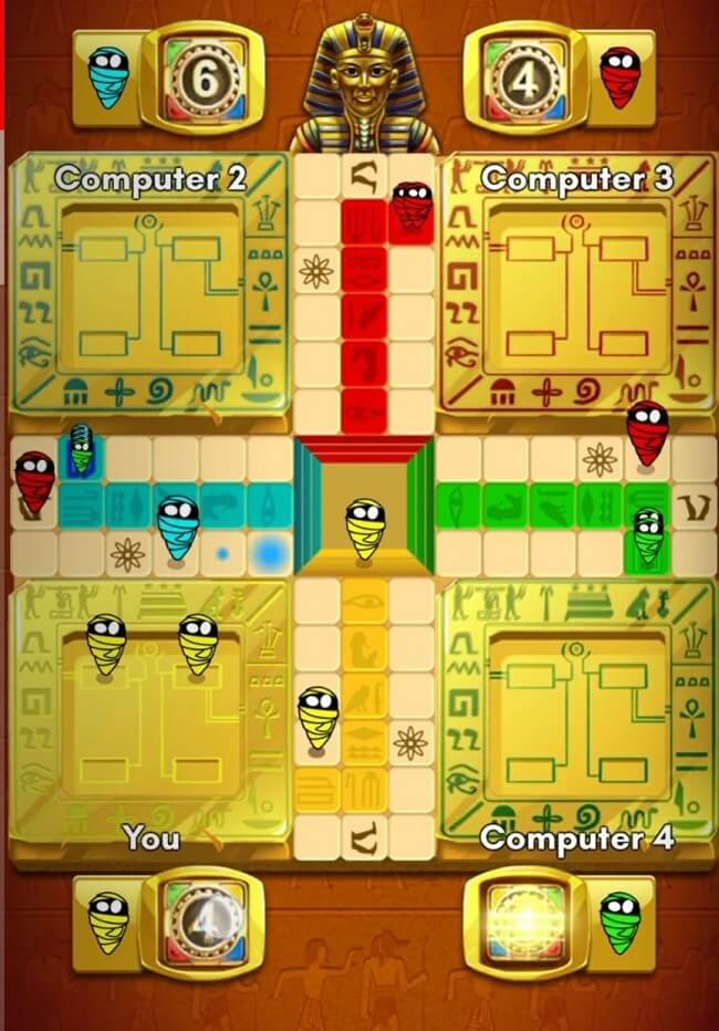 Online Ludo game – Egyptian theme